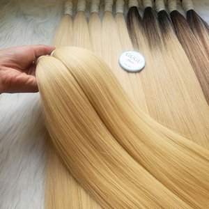 Extensiones de Cabello Humano GUGU HAIR al por Mayor, 100% Virgen Vietnamita, Liso Sedoso y Ondulado, en Paquetes, Todos los Colores y Longitudes, Sin Químicos - Product Image 1