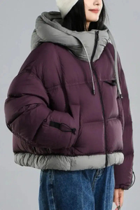 Chaquetas acolchadas sólidas de Invierno para mujer hechas a medida con cierre de cremallera de calor grueso transpirable chaquetas acolchadas con diseño de logotipo para mujer - Product Image 4