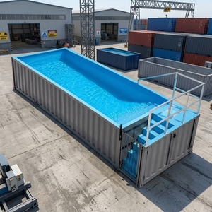 <span class=keywords><strong>Conteneur</strong></span> maritime industriel en acier <span class=keywords><strong>de</strong></span> 20 pieds pour piscine, style au sol, avec système <span class=keywords><strong>de</strong></span> filtration, prix compétitif - Offre Spéciale - Product Image 6