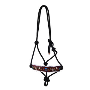 Corde réglable licol de cheval de styliste licol de corde et plomb produits d'équipement équestre cheval Logo personnalisé à bas prix - Product Image 1