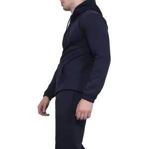 ชุดวอร์มผู้ชายผ้าฝ้าย 100% หนานุ่ม สำหรับฤดูใบไม้ร่วง ปี 2026  รับสกรีนโลโก้ กระเป๋าลึกแบบมีซิป  แบบสวมหัว - Product Image 4