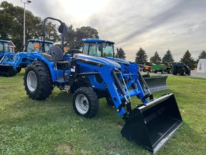 Mini Tractor Agrícola LS MT225S Azul 4x4 de Primera Calidad con Cargador Frontal, Retroexcavadora e Implementos, Transmisión por Engranajes para Motor de 20 HP - Product Image 2