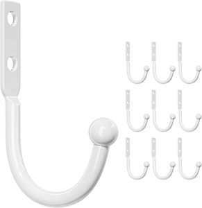 Grand crochet mural en aluminium noir pour salle de bain cuisine chambre à coucher-pour serviette vêtements sacs manteaux clés stockage-comprend des vis supplémentaires - Product Image 4