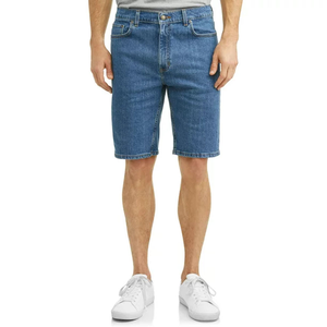 High Quality Straight Legged Outdoor Wear Trending <b>Men</b> Denim Shorts Hot Weather Streetwear Denim <b>Jeans</b> Shorts - Product Image 1