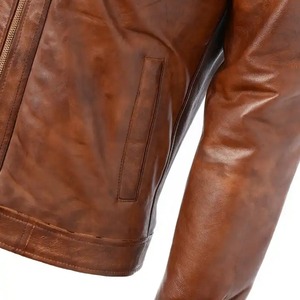 Top Selling <b>Men</b> Stylish <b>Leather</b> <b>Jacket</b> Different Colors Available In Best Price <b>Leather</b> <b>Men</b> <b>Jacket</b> - Product Image 4