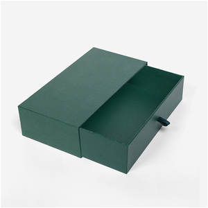 Caja de corbata de papel de cartón rígido al por mayor caja de regalo de lujo con cuerda de cinta caja de corbata deslizante de cajón de manga de regalo - Product Image 3