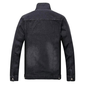 Chaqueta Vaquera de Piel de Oveja para Hombre, Logotipo Personalizado, Cuello Alto, Transpirable, Resistente al Viento - Product Image 5