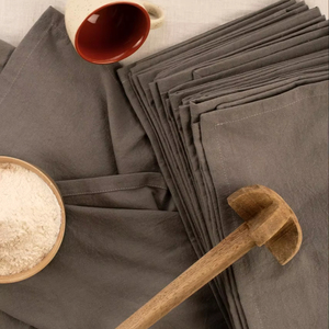 100% Cotton Quick-Dry Flour Sack Kitchen <b>Towels</b> Woven Plain Square Style Customized Logo <b>Disposable</b> Home Cleaning - Product Image 1