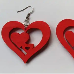 Boucles d'oreilles en résine faites à la main pour femmes ensemble de bijoux de mode à bas prix - Product Image 1