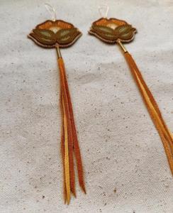 Boucles d'oreilles Boho faites à la main pour femmes nouvelle mode décorative fête Floral perlé graines de riz boucles d'oreilles goutte - Product Image 3