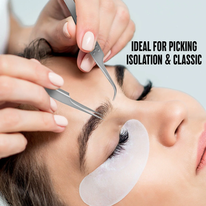 For STL-3 Stainless Steel Tweezers with Precision Tip Anti-Static for Professional Eyelash Extensions-Essential Supplies - Product Image 3