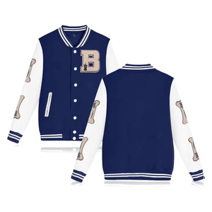 Recién llegado, diseño Versity para Primavera, otoño e invierno, tela impermeable, chaqueta con letras de béisbol para hombre de alta calidad - Product Image 4