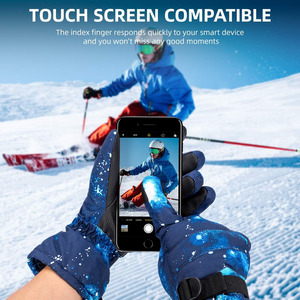 Gants de ski chauffants de haute qualité grande taille résistants à l'eau et chauds de différentes couleurs pour le snowboard à des prix raisonnables - Product Image 4