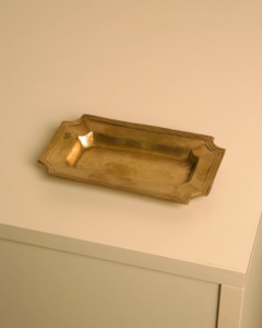 Cenicero Cuadrado de Latón de Tamaño Pequeño, Dorado Pulido, para Cigarros, a Precio Económico - Product Image 2