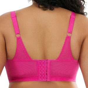 Sujetador Deportivo Ligero de alto soporte ecológico para mujer, cuerdas totalmente ajustables, cobertura completa, entrenamiento, gimnasio, sujetador acolchado sin costuras - Product Image 4