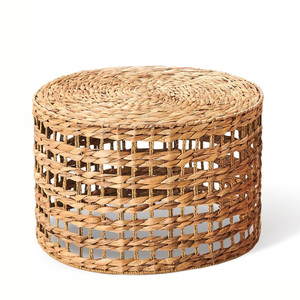 Table de chevet en jacinthe d'eau, écologique, tissée à la main, tables de chevet en gros, prix de gros, tables d'appoint - Product Image 6