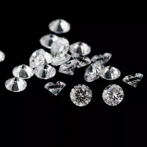 Pedra de diamante solta natural, d e f g cor 1.30-1.35mm melee real fabricante de diamante