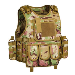 Chaleco táctico, chaleco de entrenamiento transpirable ajustable para caza al aire libre, pesca, logotipo personalizado - Product Image 2