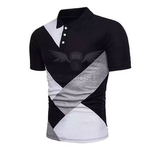 2023 hombres blancos hechos a medida de alta calidad para camiseta de Polo servicio OEM tela de punto de patrón sólido suministro directo de fábrica - Product Image 1