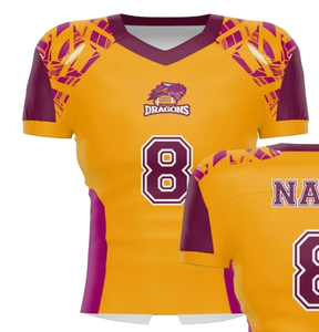 Uniformes de Fútbol Americano Personalizados y Transpirables, Cómodos de Usar para Jugadores de Fútbol Americano - Product Image 2