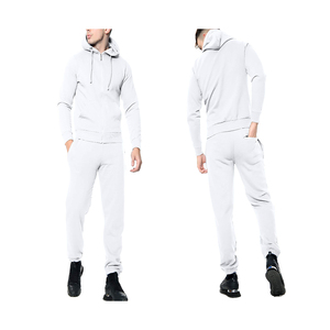 Vente en gros Survêtements à capuche personnalisés Survêtements décontractés à motif solide pour la remise en forme Jogging doux et chaud Broderie C Hood - Product Image 6