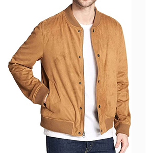 Premium Quality 100% <b>Suede</b> Leather Custom Leather <b>Jacket</b> Wholesale <b>Suede</b> <b>Jacket</b> for Man Custom - Product Image 5
