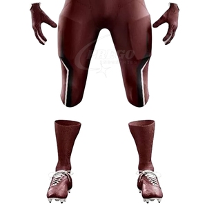 Maillot de football américain 100 % polyester respirant, grande taille, impression de logo personnalisé, vêtements d'équipe, vêtements de sport - Product Image 6