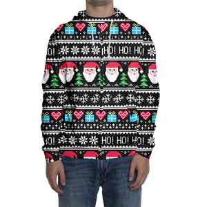 Sweats à capuche par sublimation Sweat à capuche 3d Offre Spéciale de Noël de dessin animé sur mesure Produits fabriqués au Pakistan - Product Image 5