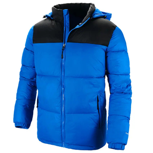 Nueva llegada OEM chaqueta de diseño personalizado temporada de invierno Puffer Down Coat hombres transpirable suave chaqueta cómoda con capucha - Product Image 1