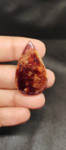 Granate Hessonita Natural de Calidad, Corte Cabujón Plano en Forma de Pera, Color Marrón, Piedra Preciosa Suelta al por Mayor Directamente del Fabricante, Compre Ahora - Product Image 4