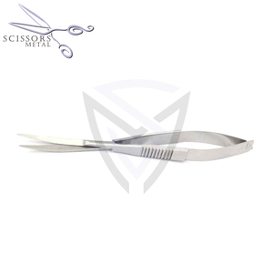 Ciseaux à cuticules à ressort droits finis satinés de haute qualité Nouveaux ciseaux écologiques et ciseaux à sourcils - Product Image 4
