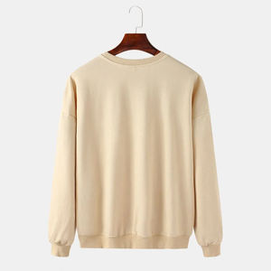 Hiver Nouveau Design Femme Imprimé Sweatshirt Loose Fashion Pullover Cotton Korean Oversized Sustainable Breathable Crew Neck - Product Image 2