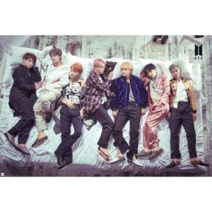 ผ้าแคนวาสสำหรับทำโปสเตอร์วง BTS สไตล์โมเดิร์น สำหรับติดผนัง - Product Image 2