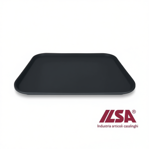 Ilsa Rectangular <b>Tray</b> Non-Slip 40x30.5x2h Polypropylene Beverage <b>Serving</b> Set - Product Image 2