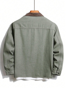 Custom <b>Denim</b> <b>Jackets</b> for <b>Men</b> With Full Customization Custom Style <b>Men's</b> Jeans <b>Jacket</b> for Outdoor Wear - Product Image 2