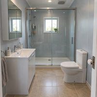 Bagno Prefabbricato Personalizzato Apple Cabin da 20ft/40ft con Toilette Separate per Campeggi, Resort e Aree Pubbliche