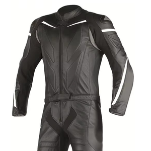 Combinaison de moto en cuir véritable, coupe-vent, grande taille, été/hiver, personnalisable, vêtements de protection pour moto - Product Image 4