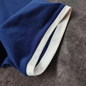 Camisetas cortas de gran tamaño de dos tonos de color de manga corta Boxy Fit Streetwear camisetas con logotipo de serigrafía de secado rápido para adultos Unisex - Product Image 5