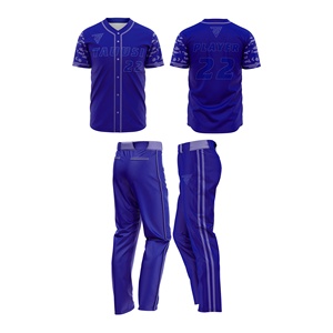 2026 ensemble d'uniformes de baseball de haute qualité personnalisés vêtements d'équipe haut et bas avec un design de bouton complet pour les joueurs de softball - Product Image 5