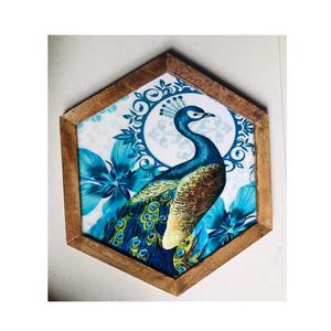 Vente flash - Plateau de service en cannage personnalisable, forme carrée, imprimé fleur de lotus, pour cuisine et restaurant, haute qualité - Product Image 2