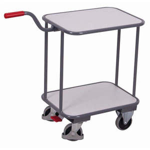 Support à roulettes Variofit ESD avec 2 surfaces de chargement, dimensions extérieures 891 x 450 x 883 mm - Product Image 1