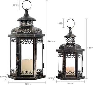 Accesorios de Decoración para el Hogar, Dormitorio o Balcón, Farol de Metal Decorativo de Hierro para Velas a un Precio Accesible - Product Image 6