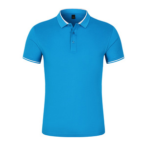 Vente en gros Fabrication Design de mode T-shirt polo vierge respirant en coton Chemises unies douces Chemises polo avec logo personnalisé - Product Image 5