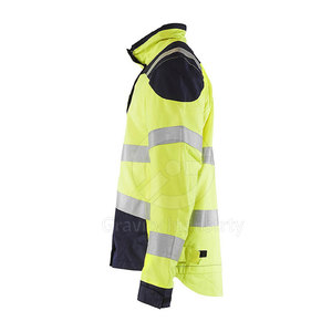 Veste de sécurité respirante sur mesure de qualité supérieure, haute visibilité, vêtements de travail, couleurs personnalisées, logo, matériau coton/polyester, couture - Product Image 3