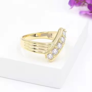 Boho Hippie 14K oro amarillo 1CT redondo laboratorio cultivado diamante anillo boda compromiso fiesta regalo para hombres - Product Image 4