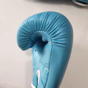 Gants de boxe en cuir véritable MMA Muay Thai Kick Boxing Sparring Martial Arts Grappling Gloves For Training And Fighting - Product Image 3