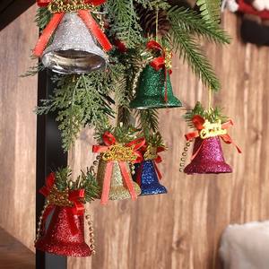 Cascabeles navideños estilo cascabel hechos a mano listos para adjuntar a guirnaldas medias árbol de Navidad - Product Image 5