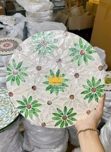 <b>Cheap</b> Price Mother of Pearl Round Placemat Modern Design for Tableware Restaurant and Kitchen Ware Wholesale in Vietnam - Product Image 5