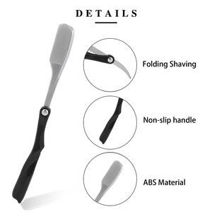 Maquinilla de afeitar profesional de acero inoxidable de un solo filo para uso capilar y facial, reutilizable, fabricada en Pakistán, Hoja de Seguridad para barbería - Product Image 5