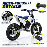 Moto électrique tout-terrain pour enfants 14V Vitesse maximale de 15 km/h